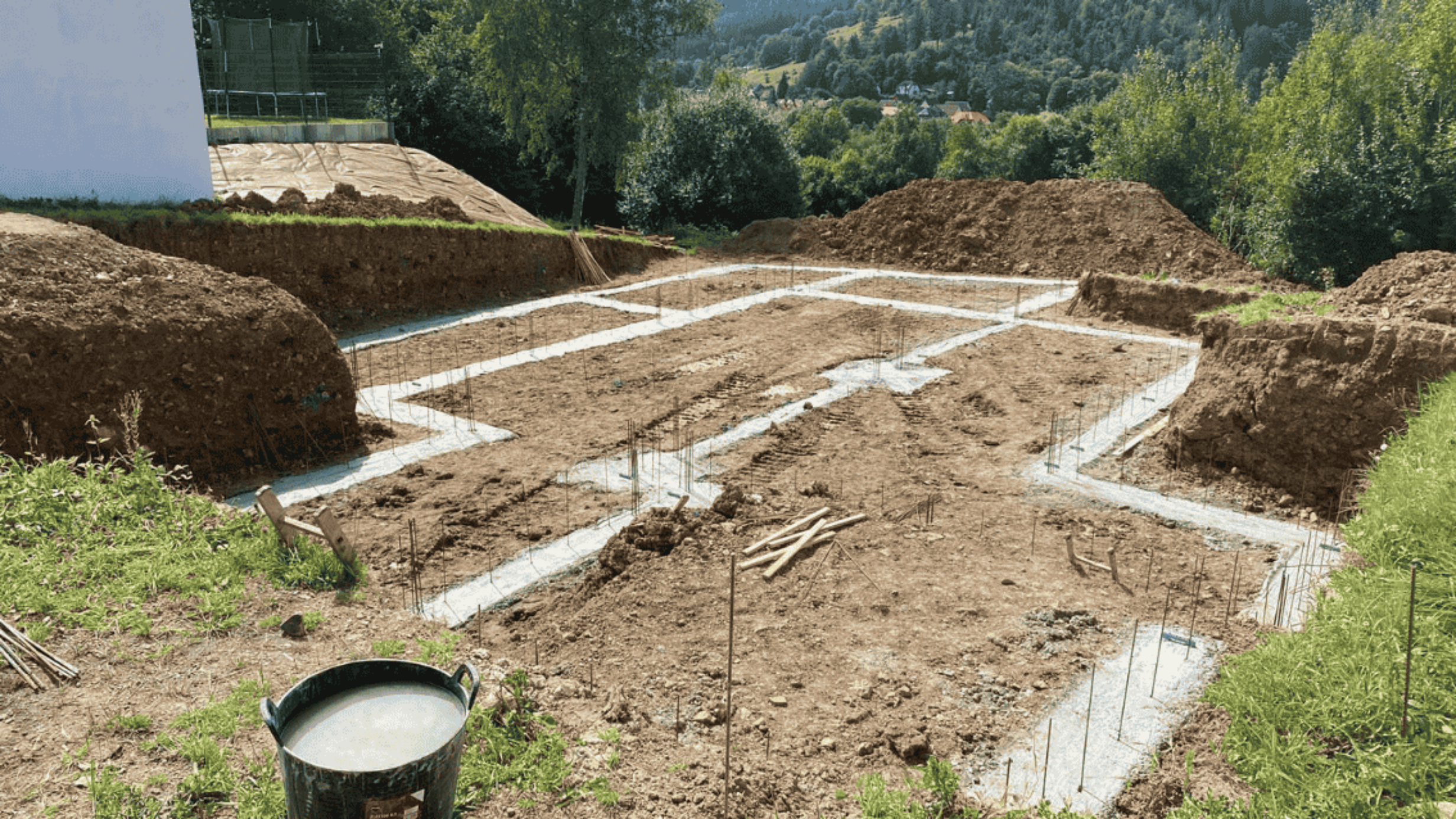 fondation construction maison neuve