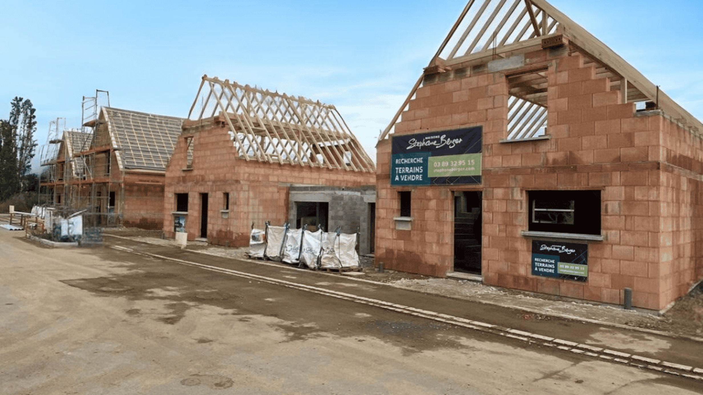 gros oeuvre maconnerie et charpente maison neuve