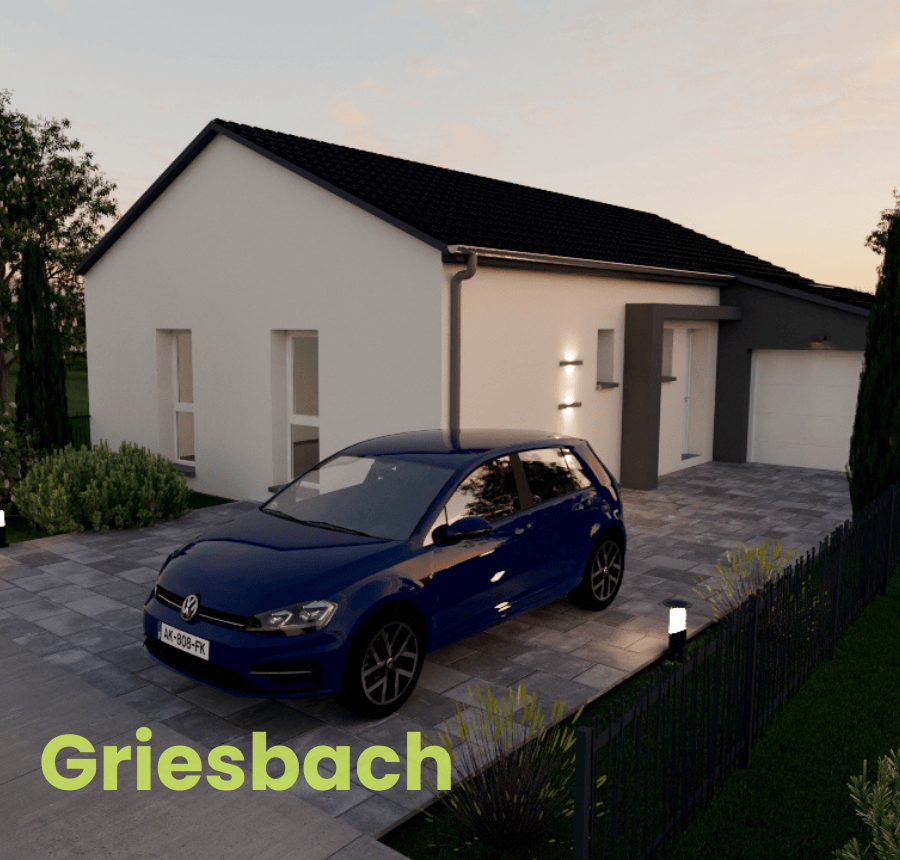 maison moderne plain pied toit plat