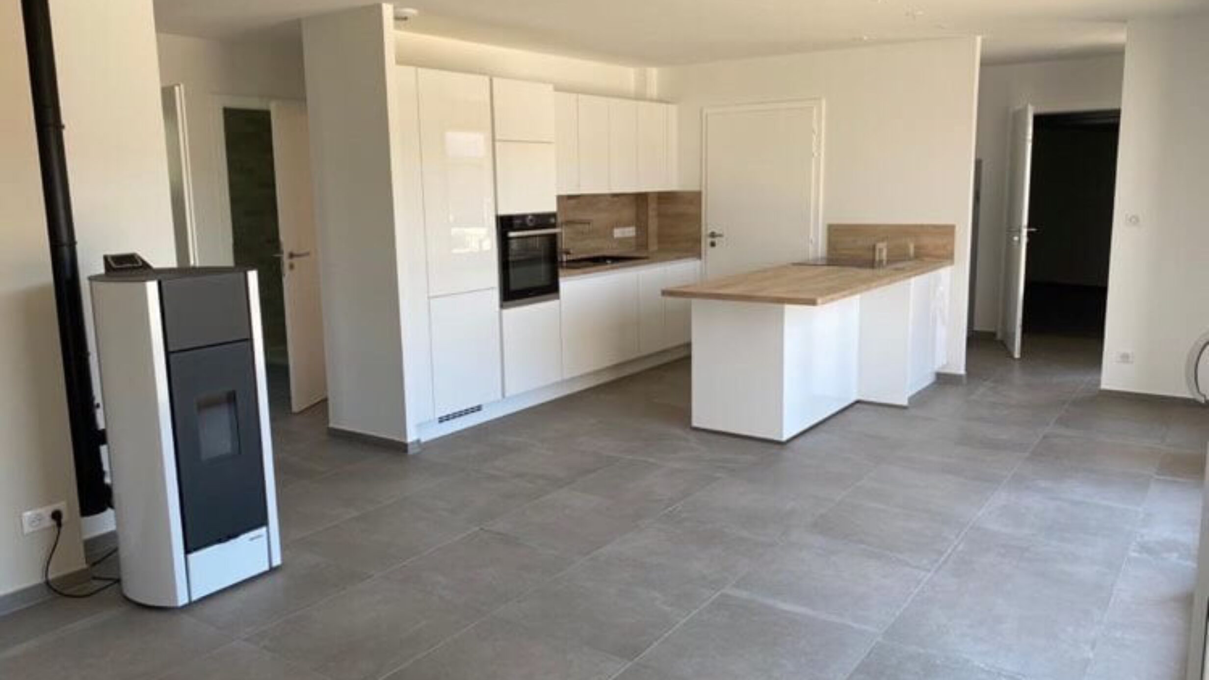 pose carrelage cuisine peinture et poele