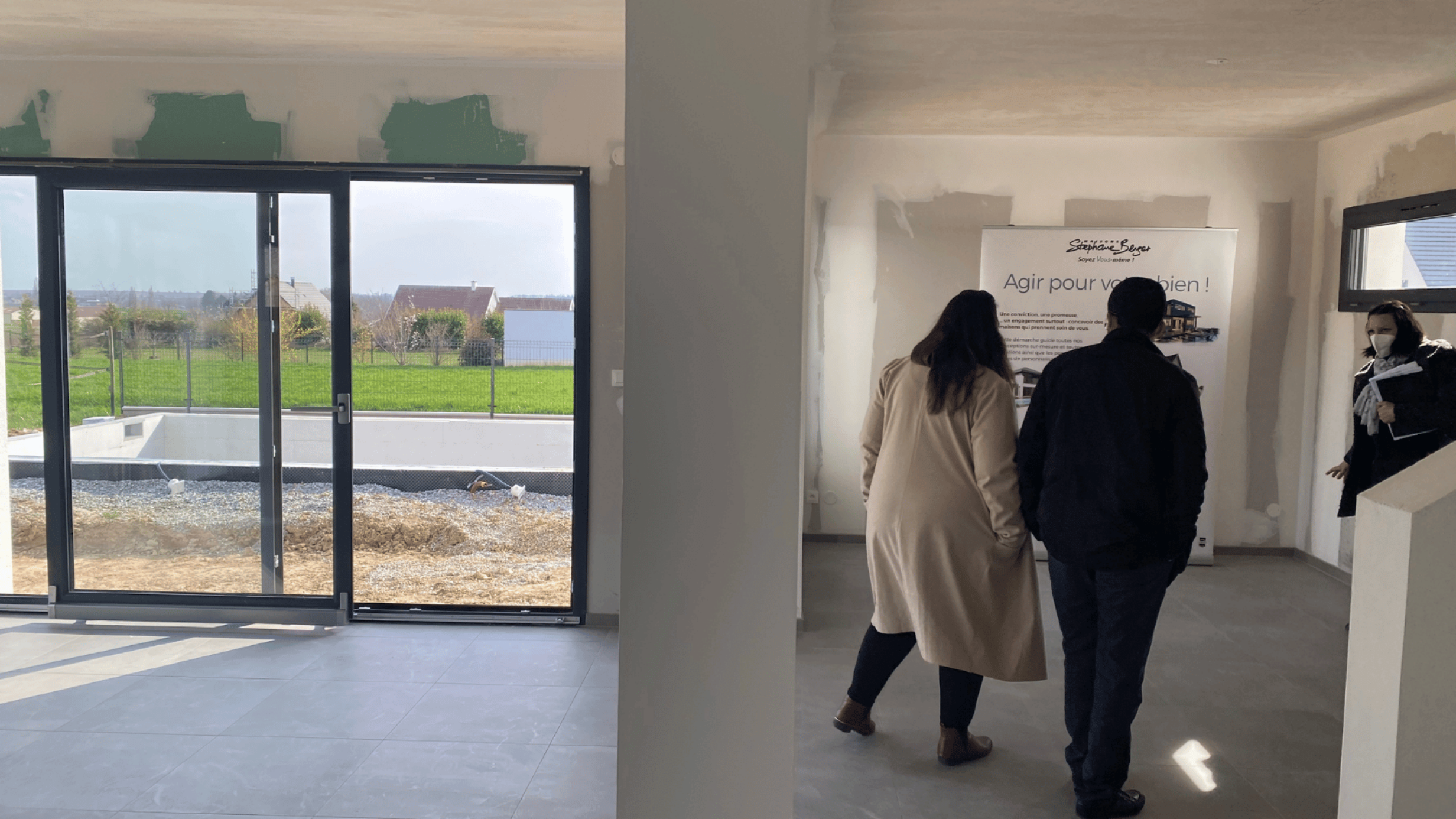 presentation dune maison lors dune porte ouverte