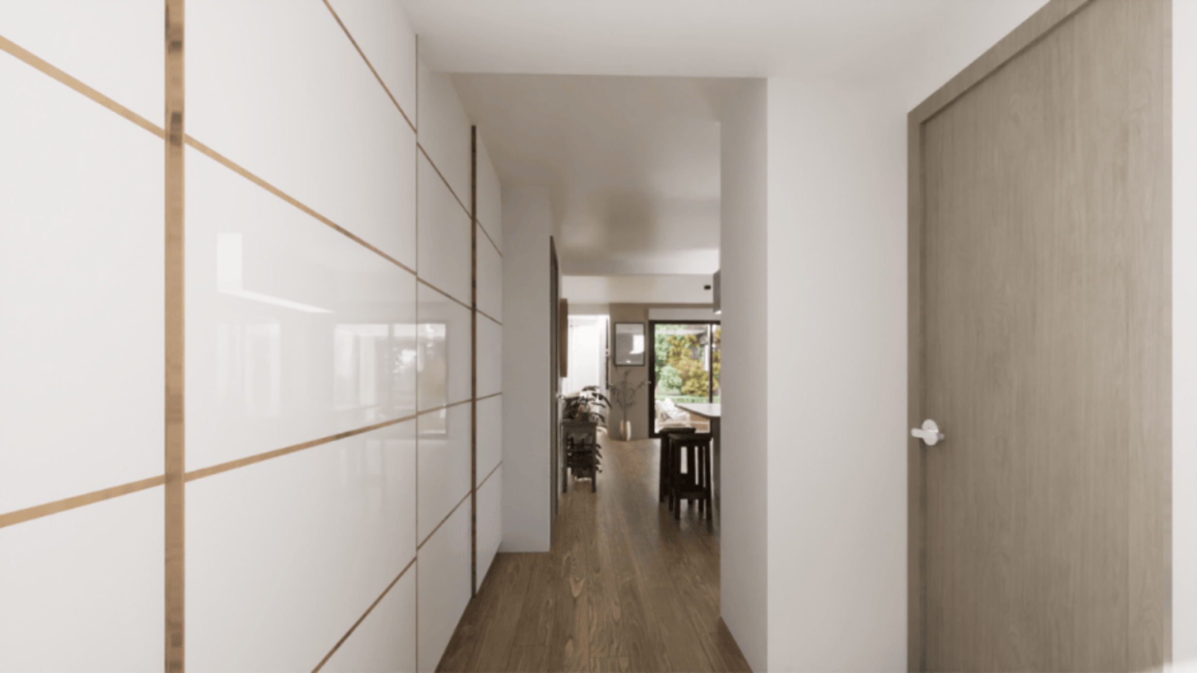 visuel 3d couloir d une maison design